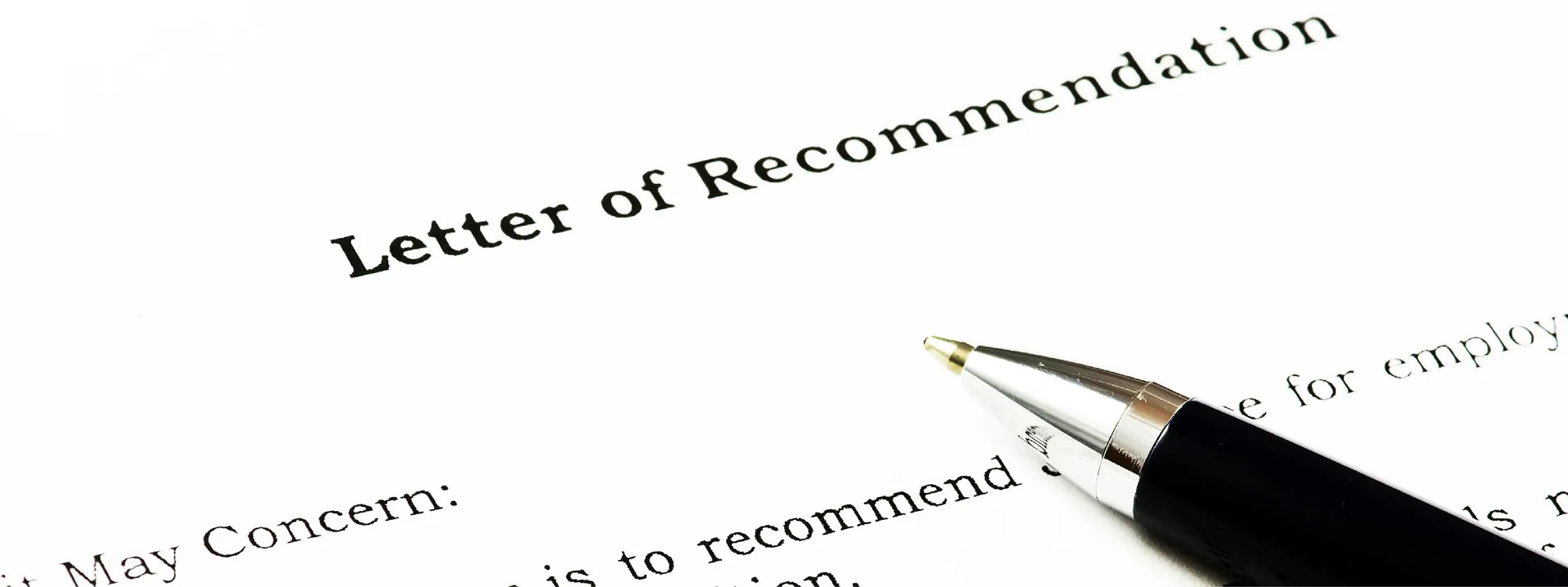Letters of Recommendation